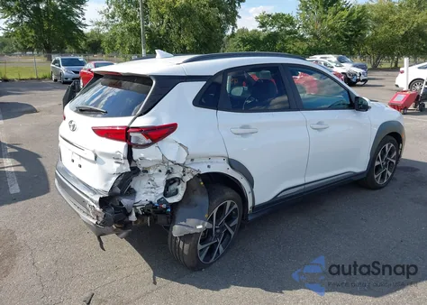 2022 Hyundai Kona Limited z USA, uszkodzony, nr VIN KM8K5CA36NU790047